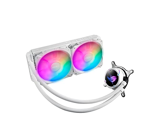 ASUS FN ROG STRIX LC II 240 ARGB WE WHITE AIO CPU COOLER WITH AURA SYNC RETAIL