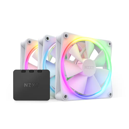 NZXT FAN RF-R12TF-W1 F120 RGB 3X120MM FAN & CONTROLLER 12V DC WHITE RATAIL