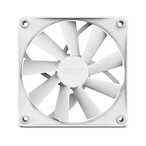 NZXT FAN RF-Q12SF-W1 F120Q 120MM QUIET AIRFLOW FAN FDB 12V DC 4-PIN PWM WHITE (Like New)