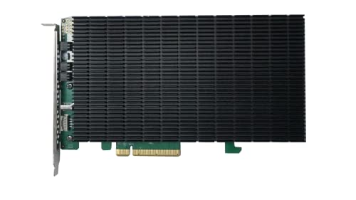 HIGHPOINT CC SSD6204A PCIE3.0X8 4PT M.2 NVME RAID CONTROLLER W OOB PORT RETAIL (Like New)