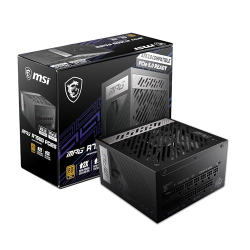 MSI PS MPG A750G PCIE 5 750W APFC 80+GOLD FULLY-MODULAR ATX BLACK RETAIL