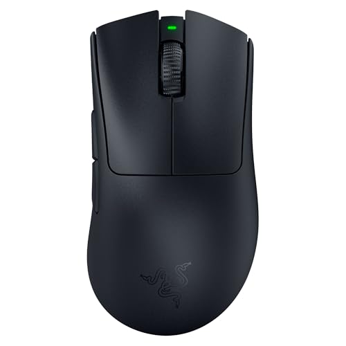 Razer DeathAdder V3 Pro Wireless Gaming Mouse: Ultra Lightweight - Focus Pro 30K Optical Sensor - Fast Optical Switches Gen-3 - Hyperspeed Wireless - 5 Programmable Buttons - 90 Hr Battery Black (Like New)