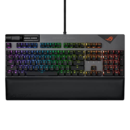 ASUS KB XA08 STRIX FLARE II NXRD US PBT 100% RGB ROG NX RED MECHANICAL SWT