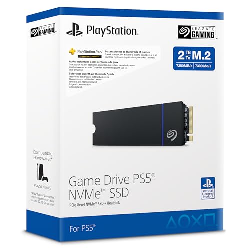 SEAGATE SSD ZP2000GP3A4001 2TB GAME DRIVE M.2 PCIE FOR PS5 NO ENCRYPTION BARE