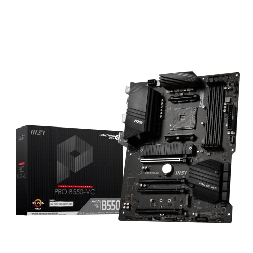 MSI MB B550PROVC PRO B550-VC AMD B550 AM4 RYZEN9 MAX.128G DDR4 PCIE ATX RETAIL