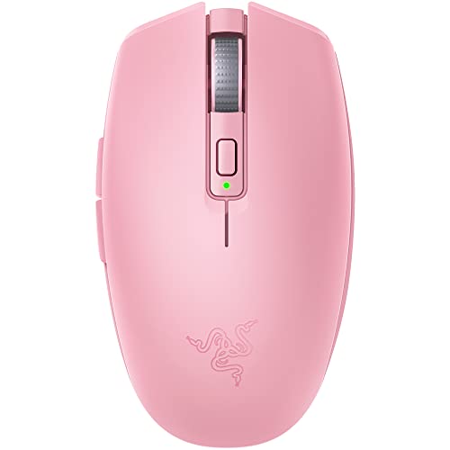 Razer Orochi V2 Mobile Wireless Gaming Mouse: Ultra Lightweight - 2 Wireless Modes - Up to 950 Hr Battery Life - Mechanical Mouse Switches - 5G Advanced 18K DPI Optical Sensor - Quartz Pink (Like New)