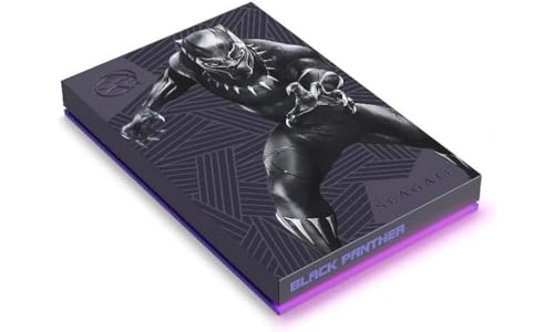 SEAGATE FIRECUDA GAME HDD - 2TB BLACK PANTHER SPEC EDITION MARVEL THEMED USB 3.2