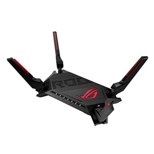 ASUS ROUTER GT-AX6000/CA ROG RAPTURE IEEE WIFI6 DUAL-BAND GAMING ROUTER RETAIL