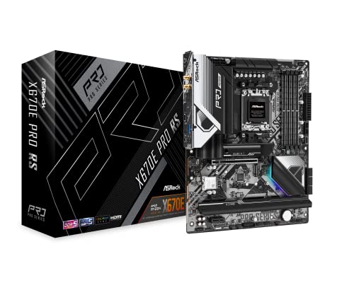 ASROCK MOTHERBOARD X670E PRO RS X670 SOCKET AM5 MAX.128GB DDR5 ATX RETAIL