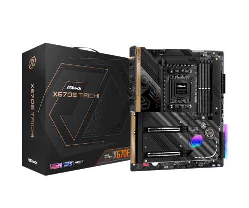 ASROCK MOTHERBOARD X670E TAICHI X670 SOCKET AM5 MAX.128GB DDR5 EATX RETAIL
