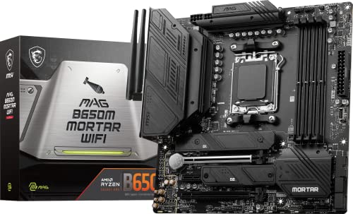 MSI MB MAG B650M MORTAR WIFI B650 AM5 Max.128GB DDR5 PCI-E mATX Retail