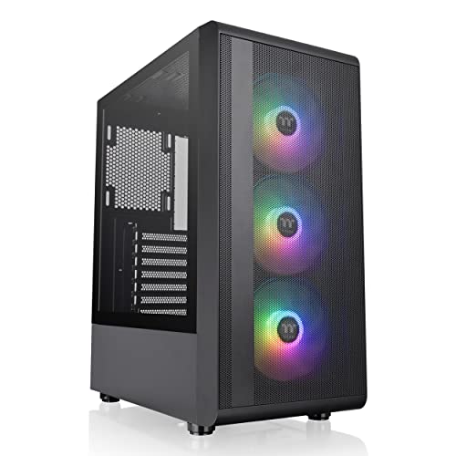 THERMALTAKE CS CA-1X2-00M1WN-00 S200 TG ARGB MID TOWER 3X120MM ARGB FAN ATX