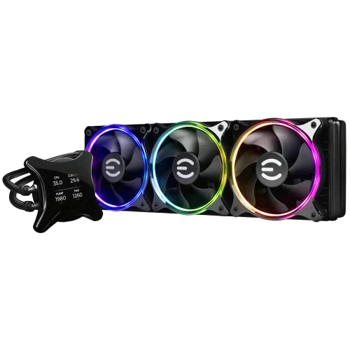 EVGA FAN 400-HY-CX24-V1 CLCX 240MM ALL-IN-ONE LCD CPU LIQUID COOLER RETAIL