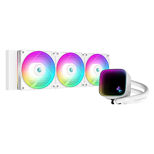DEEPCOOL FAN R-LS720-WHAMMM-G-1 LS720 SE WH 360MM AIO LIQUID CPU COOLER WHITE
