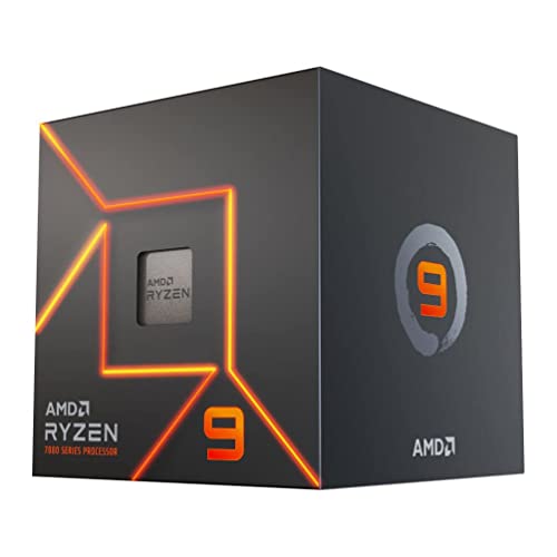 AMD RYZEN 9 7900 WITH WRAITH PRISM COOLER RADEON GRAPHICS 12/24 65W AM5 76MB 540