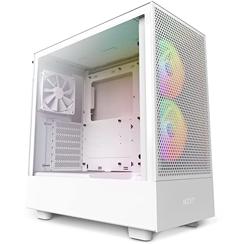 NZXT CS CC-H51FW-R1 H5 FLOW RGB (2023) ATX MID TOWER WHITE RATAIL