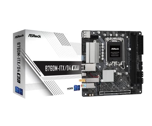 ASROCK MB B760M-ITX D4 WIFI B760 LGA1700 MAX64GB DDR4 MINI-ITX RETAIL