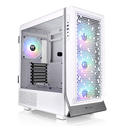 THERMALTAKE CS CA-1X5-00M6WN-00 CERES 500 TG ARGB SNOW MIDTOWER 1X3MM TG WHITE