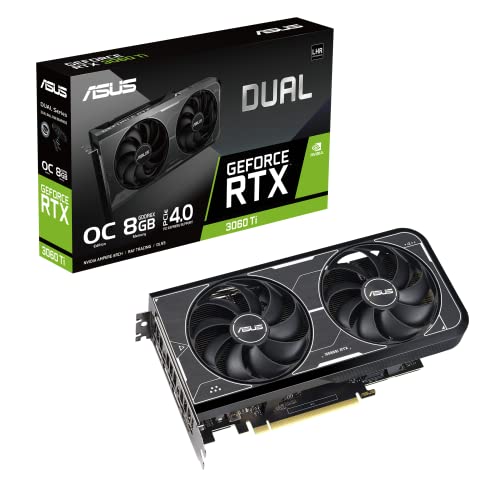 ASUS VCX DUAL-RTX3060TI-O8GD6X GEFORCE RTX 3060 TI OC 8GB GDDR6X 256BIT PCIE
