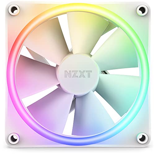 NZXT FAN RF-D12SF-W1 F120 RGB DUO 120MM FDB 4-PIN PWM WHITE RATAIL (Like New)