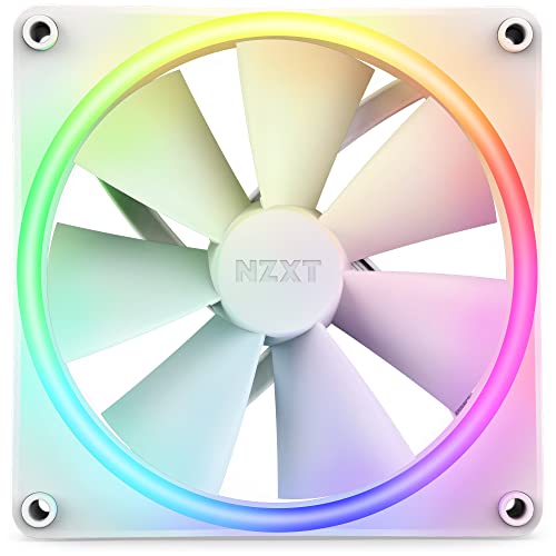 NZXT FAN RF-D14SF-W1 F140 RGB DUO 140MM FDB 4-PIN PWM WHITE RATAIL