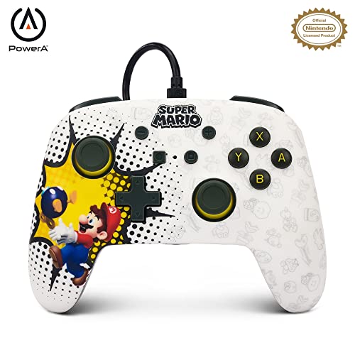 ACCO POWERA ENHANCED WIRED CONTROLLER FOR NINTENDO SWITCH - BOB-OMB BLAST