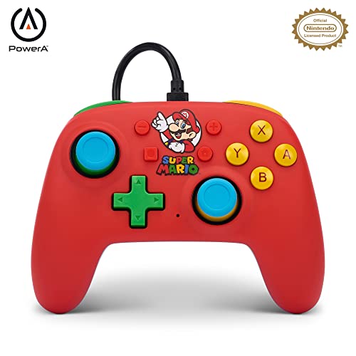 ACCO POWERA NANO WIRED CONTROLLER FOR NINTENDO SWITCH - MARIO MEDLEY