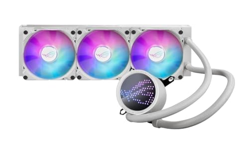 ASUS FAN ROG RYUO III 360 ARGB WHT AIO LIQUID CPU COOLER 360MM RADIATOR WHITE