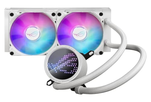 ASUS FAN ROG RYUO III 240 ARGB WHT AIO LIQUID CPU COOLER 240MM RADIATOR WHITE