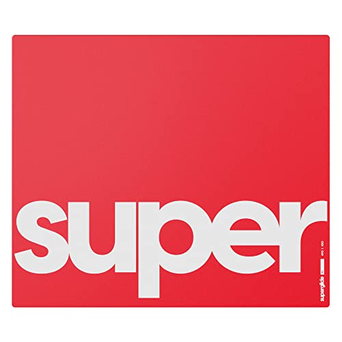 SUPERGLIDE GLASS PAD  XL RED