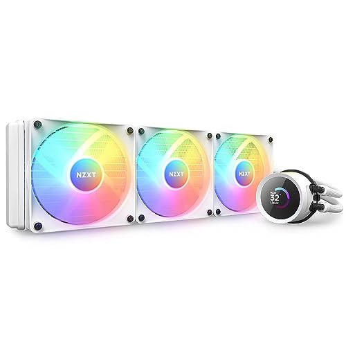 NZXT FAN RL-KR360-W1 KRAKEN 360 RGB WHITE RETAIL