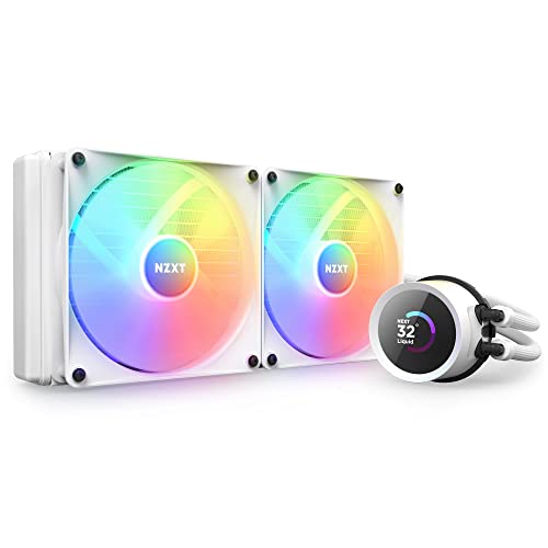 NZXT FAN RL-KR280-W1 KRAKEN 280 RGB WHITE RETAIL