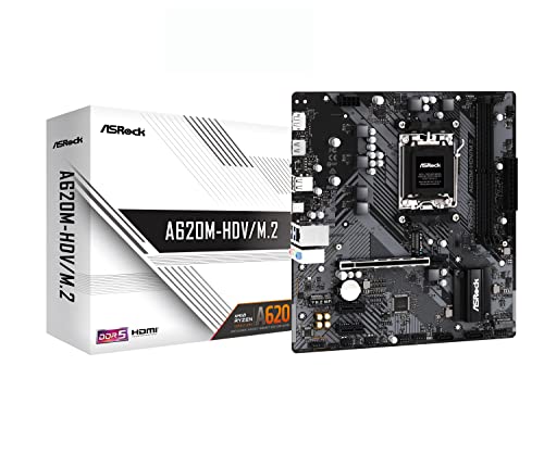 ASROCK MB A620M-HDV M.2 A620 AM5 MAX64GB DDR5 MICRO ATX RETAIL