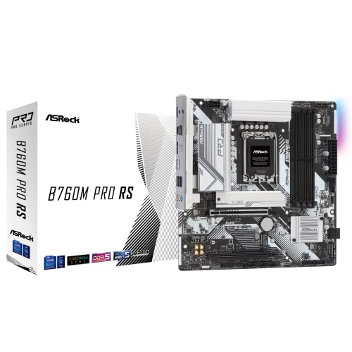 ASROCK MB B760M PRO RS B760 LGA1700 MAX192GB DDR5 MICRO ATX RETAIL