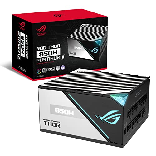 ASUS PS ROG-THOR-850P2-GAMING 850W 80+ PLATINUM FULLY MODULAR ARGB RETAIL