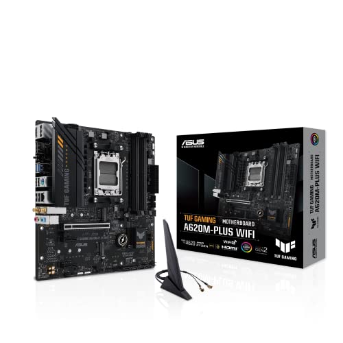 ASUS MB TUF GAMING A620M-PLUS WIF A620 AM5 MAX.128GB DDR5 MICRO-ATX RETAIL