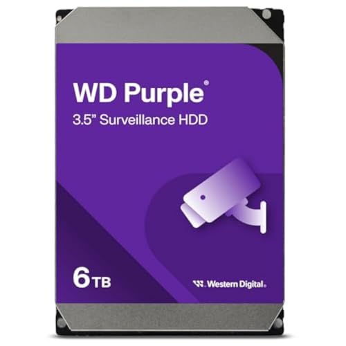 WD PURPLE 6TB SATA 6 GB/S 64MB INTELLIPOWER 3.5  3 YEARS WARRANTY