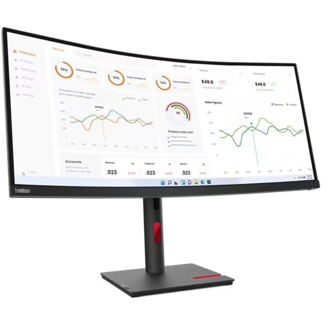 34IN CURVED WQHD 3440X1440 29:1 THINKVISION USB TYPEC