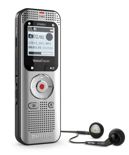 PHILIPS 8GB VOICE RECORDER WITH SEMBLY SPEECH-TO-TEXT SOFTWARE (Like New)