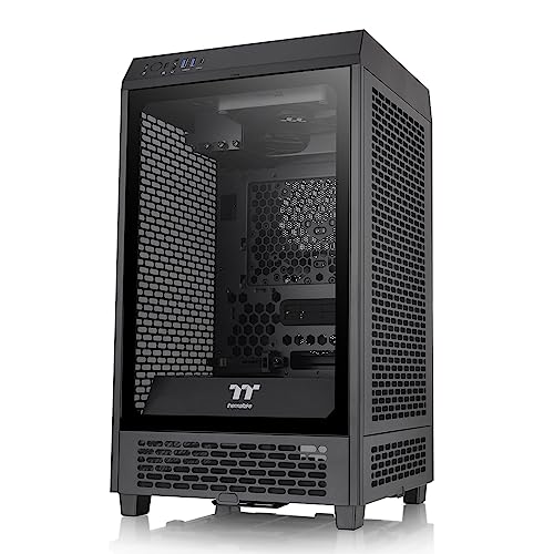 THERMALTAKE CS CA-1X9-00S1WN-00 THE TOWER 200 MINI TOWER 3MM TG BLACK RETAIL
