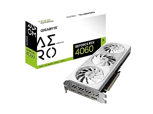 GIGABYTE VCX GV-N4060AERO OC-8GD GEFORCE RTX 4060 AERO OC 8GB GDDR6 128B ATX (Like New)