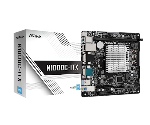 ASROCK MB N100DC-ITX QUAD-CORE N100 MAX32GB 1XDDR4 1XPCIE 2XSATA3 MINI-ITX (Like New)