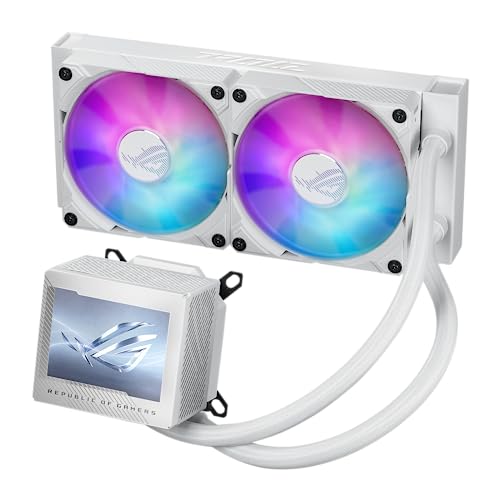 ASUS FAN ROG RYUJIN III 240 ARGB WHT AIO LIQUID CPU COOLER WITH 240MM RADIATOR