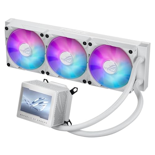 ASUS FAN ROG RYUJIN III 360 ARGB WHT AIO LIQUID CPU COOLER WITH 360MM RADIATOR