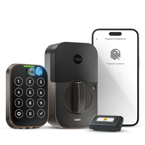 YALE 450 ASSURE LOCK 2 WIFI BIOMETRIC TOUCH KEYFREE - BRONZE