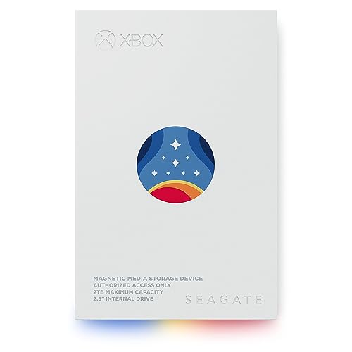 Seagate Starfield Special Edition Game Drive 5TB External Hard Drive HDD - USB 3.2 Gen 1, Custom RGB LED, 3 Year Rescue Services by Seagate (STMJ5000400)