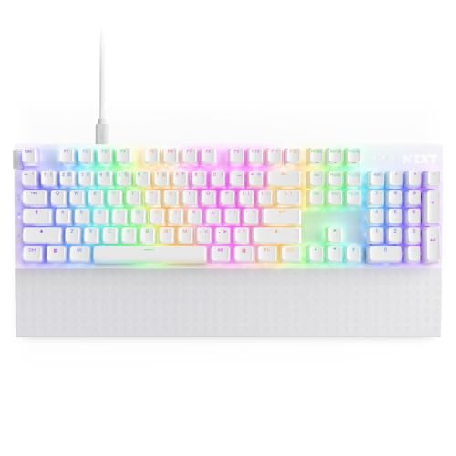 NZXT KB KB-001NW-US FUNCTION 2 PER-KEY RGB USB-C T USB-A WRIST REST WHITE RTL