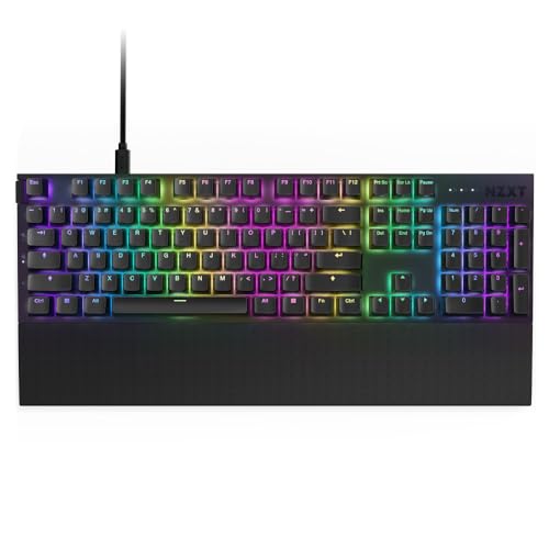 NZXT KB KB-001NB-US FUNCTION 2 PER-KEY RGB USB-C T USB-A WRIST REST BLACK RTL