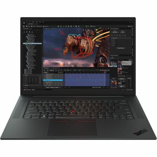 Lenovo ThinkPad P1 Gen 6 21FV001DUS 16 Mobile Workstation - WQXGA - 2560 x 1600 - Intel Core i7 13th Gen i7-13700H Tetradeca-core [14 Core] 2.40 GHz - 16 GB Total RAM - 512 GB SSD - Black Paint