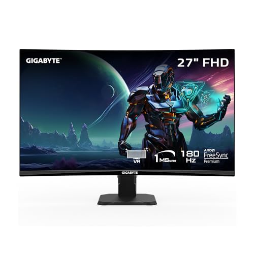 GIGABYTE MN GS27FC 27 VA FHD 1920X1080 1MS 180HZ 2XHDMII DP RETAIL